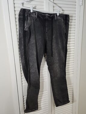 Torrid Black Washed Jogger Jeans - Casual Comfort